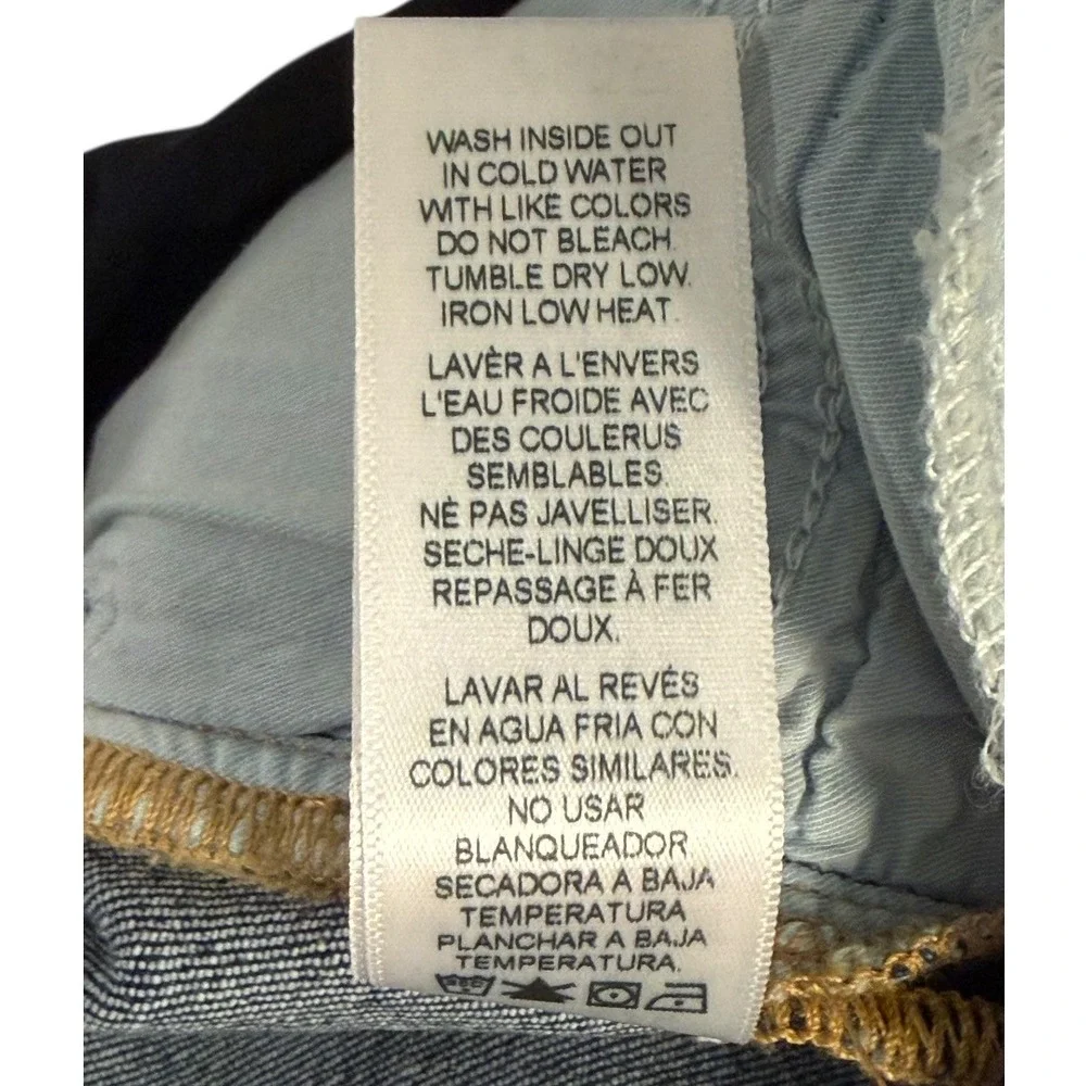 Good American‎ Maternity Good Straight Leg Jeans Blue Over Belly Size 6 28 NEW